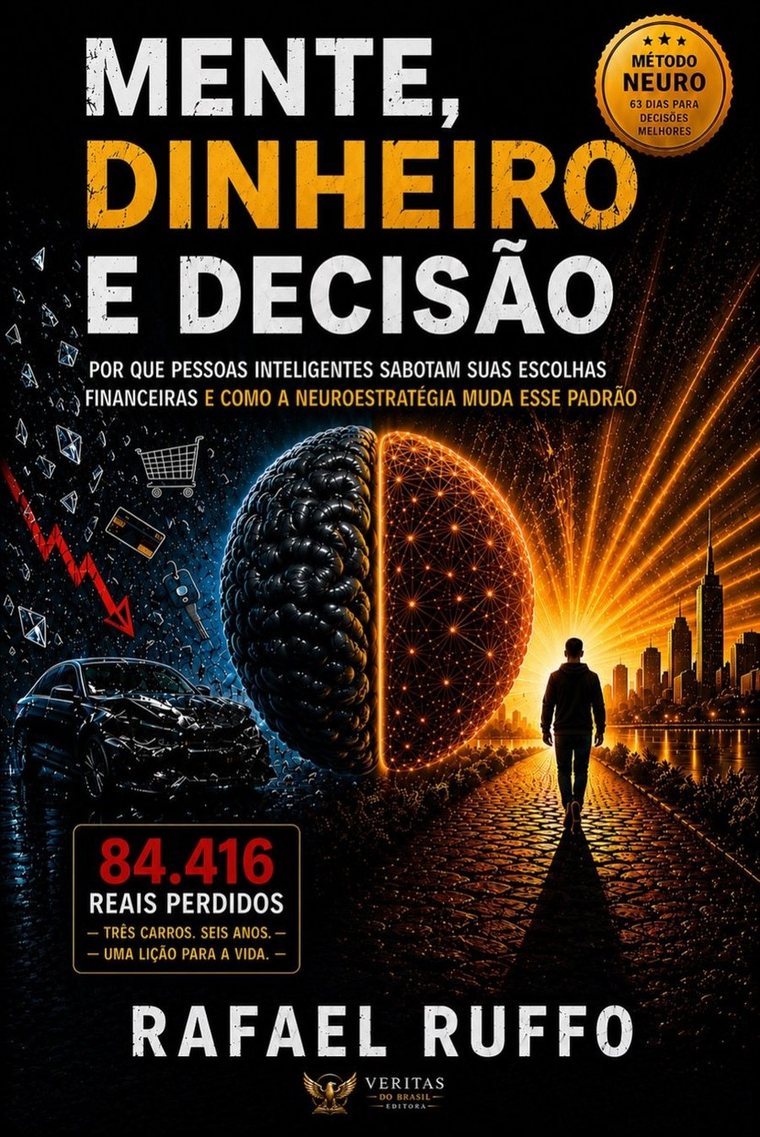 Capa de Mente, Dinheiro e Decisão, de Rafael Ruffo